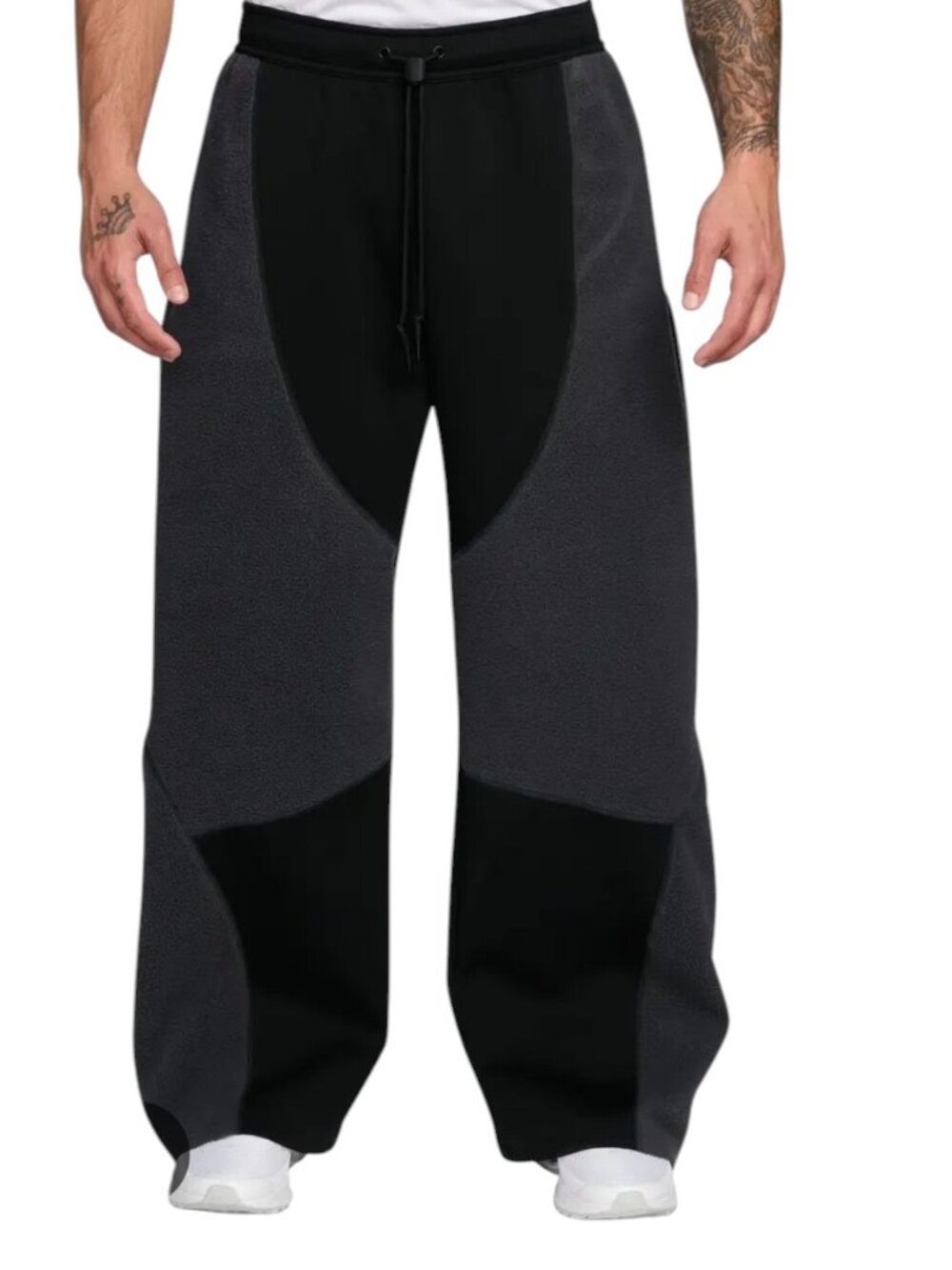 Nike Tech Boreas Knit Open Hem Pants Mens L Wide Leg Oversized IB3365 NWT